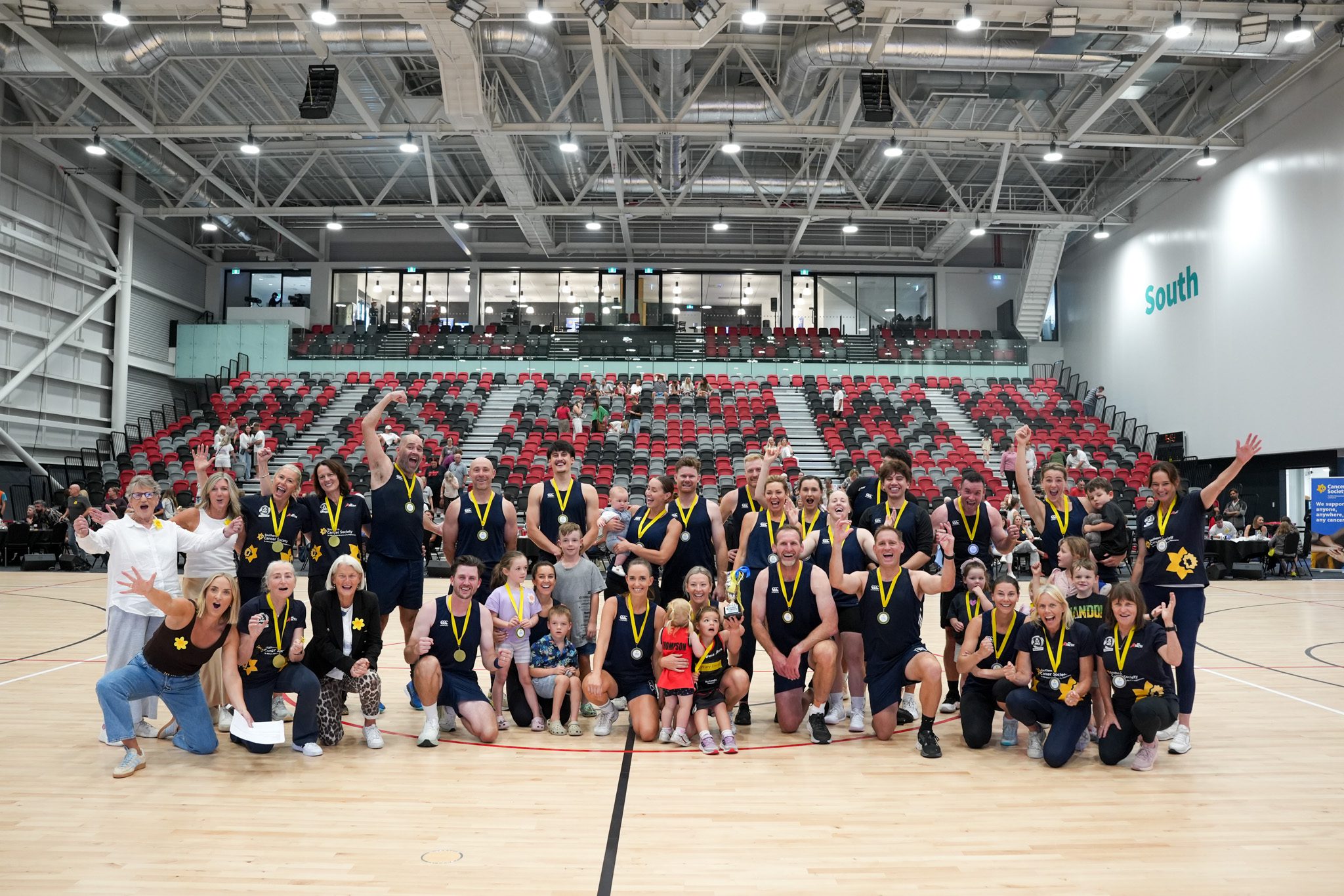 Cancer Society Southern One Goal Beat Cancer Celebrity Netball